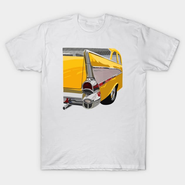 57 Chevy T-Shirt by jenblove